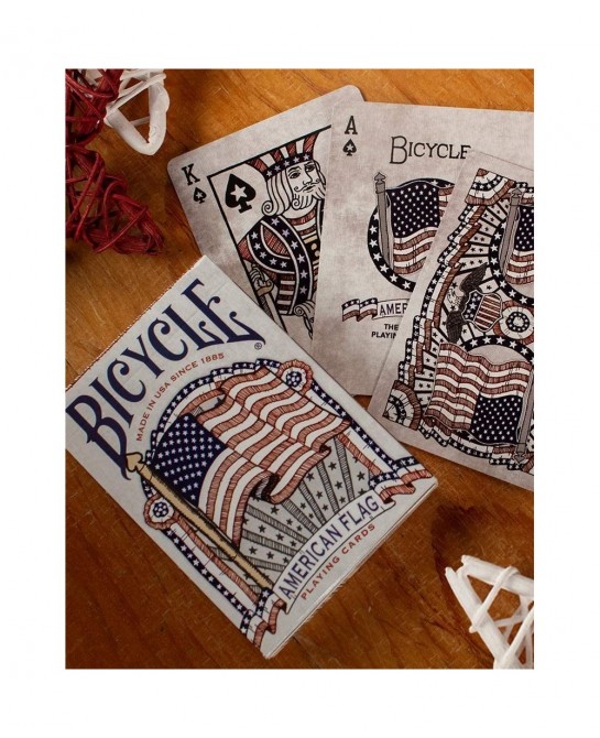 American Flag Poker Size Standard Index Playing Cards - 1036202 $14.42 Card Games