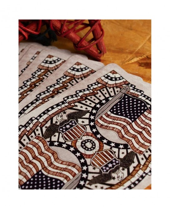 American Flag Poker Size Standard Index Playing Cards - 1036202 $14.42 Card Games