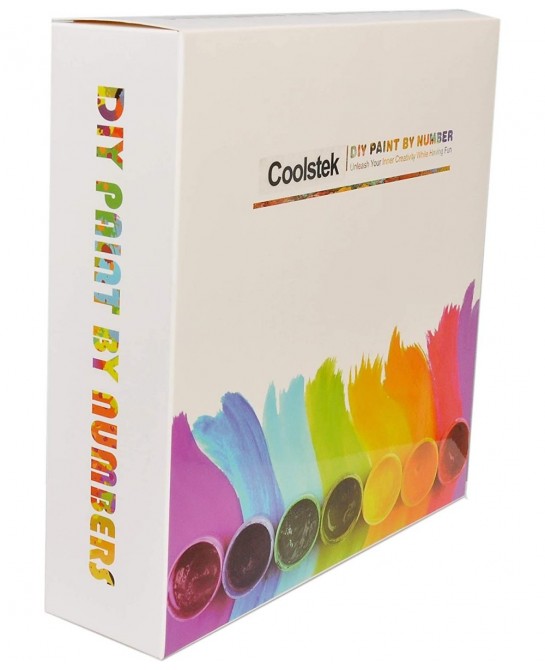 Paint by Numbers Kits for Kids Adults Beginner DIY Acrylic Oil Painting On Canvas 8 x 8 inch 3 Pack -with Framed $31.00 Craft...
