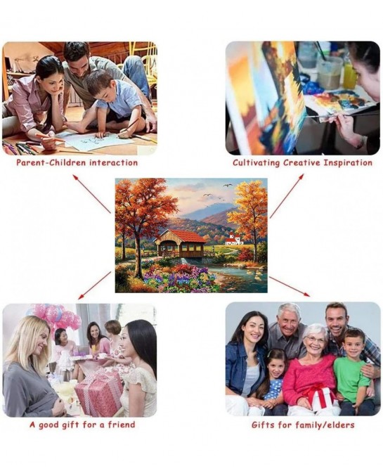 Paint by Numbers Kits for Kids Adults Beginner DIY Acrylic Oil Painting On Canvas 8 x 8 inch 3 Pack -with Framed $31.00 Craft...