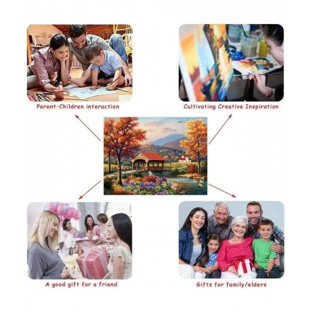 Paint by Numbers Kits for Kids Adults Beginner DIY Acrylic Oil Painting On Canvas 8 x 8 inch 3 Pack -with Framed $31.00 Craft...
