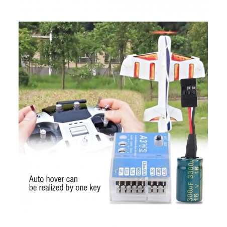 Flight Controller Stabilizer - F50A 3-Axle Gyro A3 V2 System For RC Fixed-wing Airplane 1PC $44.86 Remote & App Controlled Ve...