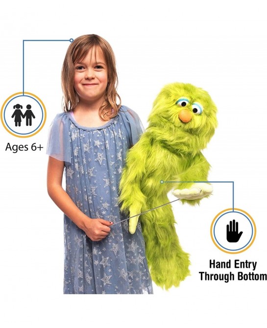 30" Green Monster Puppet Full Body Ventriloquist Style Puppet $92.20 Ventriloquist Puppets