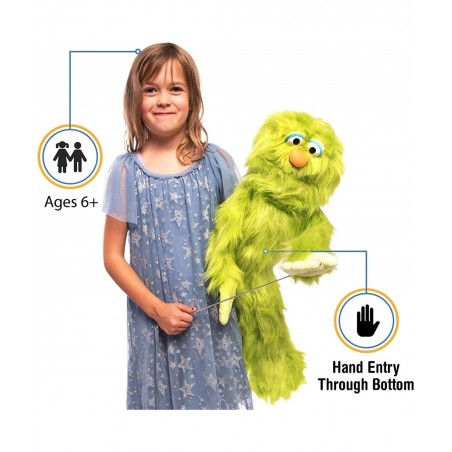 30" Green Monster Puppet Full Body Ventriloquist Style Puppet $92.20 Ventriloquist Puppets