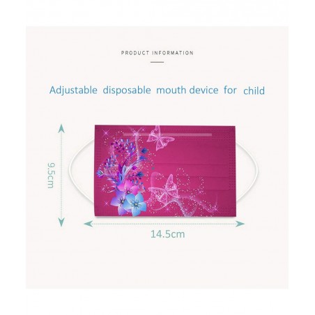 100 Pack Kids Disposable Face Bandanas Cute Colorful Cartoon Printed 3 Layer Fits for Kids Boys Girls Ages 4-12 $32.06 Kids' ...
