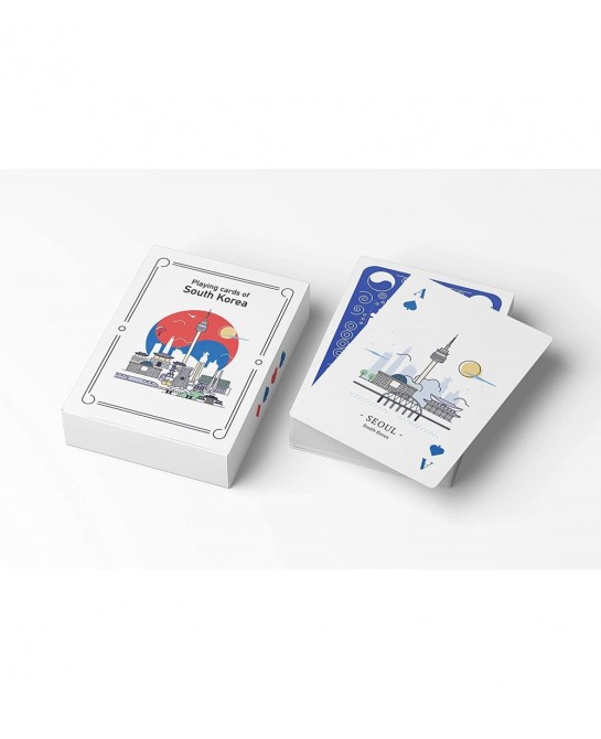 Playing Cards of South Korea - Poker Cards Deck of Cards Korea Card Korea Cards Playing Cards Korea Poker Card $26.31 Card Games