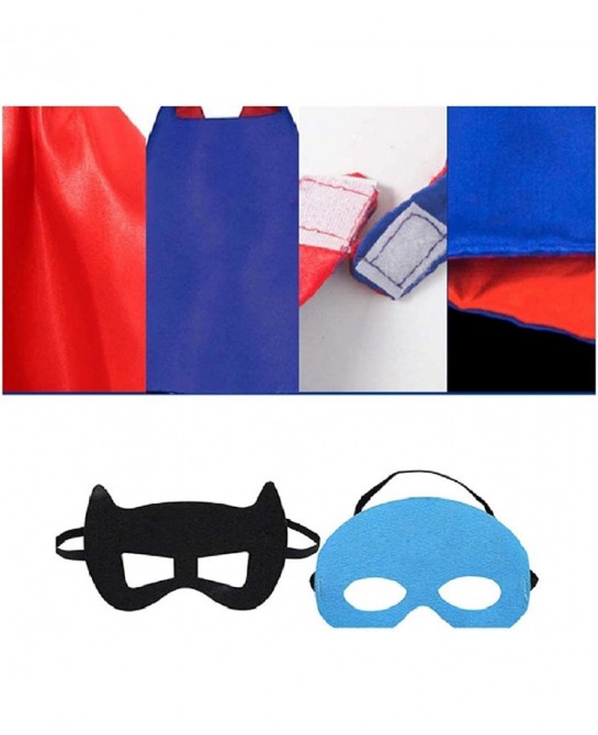 Kids Dress Up Superhero Capes Sets & Slap Bracelets for Children Costumes Halloween Birthday Gifts Party 8pcs $49.97 Kids' Co...