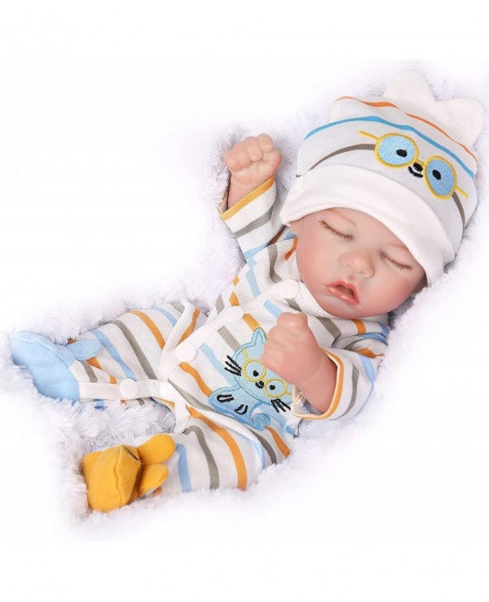 Reborn Baby Dolls - 12 Inch Realistic Sleeping Newborn Small Baby Doll for 3 + Year Old Kids $56.57 Dolls
