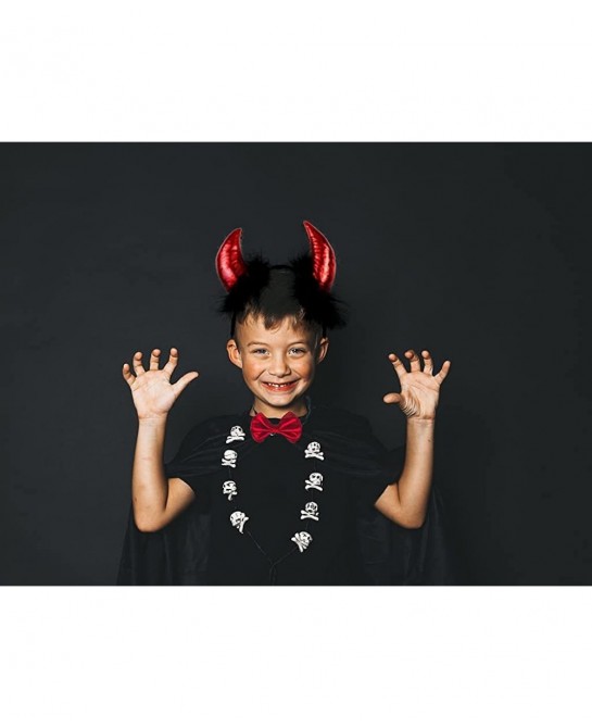 Halloween Devil Headband Horn Costume Set for Halloween Animal Creature Costume Accessory Kit $15.91 Kids' Costumes
