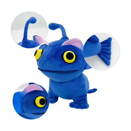 The Sea Beast Plush Toy 11.8" Sea Beast Hunter Plush Doll Blue Lantern Fish Cartoon Doll Best Choice for Children's Birthday ...