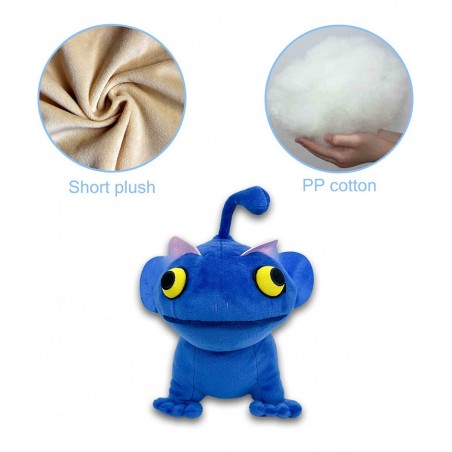The Sea Beast Plush Toy 11.8" Sea Beast Hunter Plush Doll Blue Lantern Fish Cartoon Doll Best Choice for Children's Birthday ...