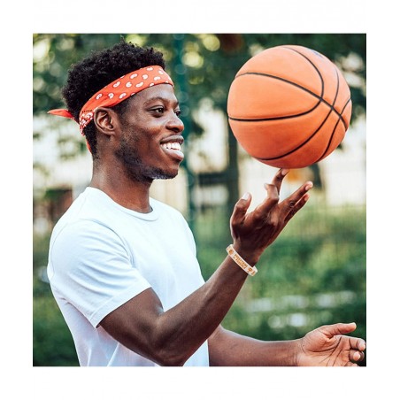 24 Packs Basketball Themed Silicone Wristbands Basketball Party Favors - Basketball Patterns Rubber Bracelets for Basketball ...