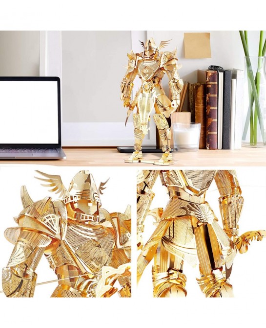 3D Figure Mecha Model Kits-Knight of Firmament 3D Metal Puzzle DIY Craft Kit for Adults Stress Relief Great Birthday Gifts fo...