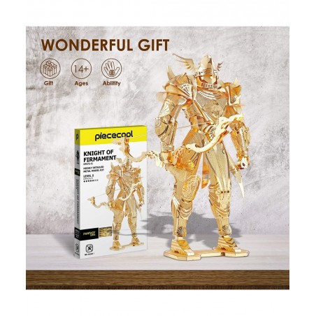 3D Figure Mecha Model Kits-Knight of Firmament 3D Metal Puzzle DIY Craft Kit for Adults Stress Relief Great Birthday Gifts fo...