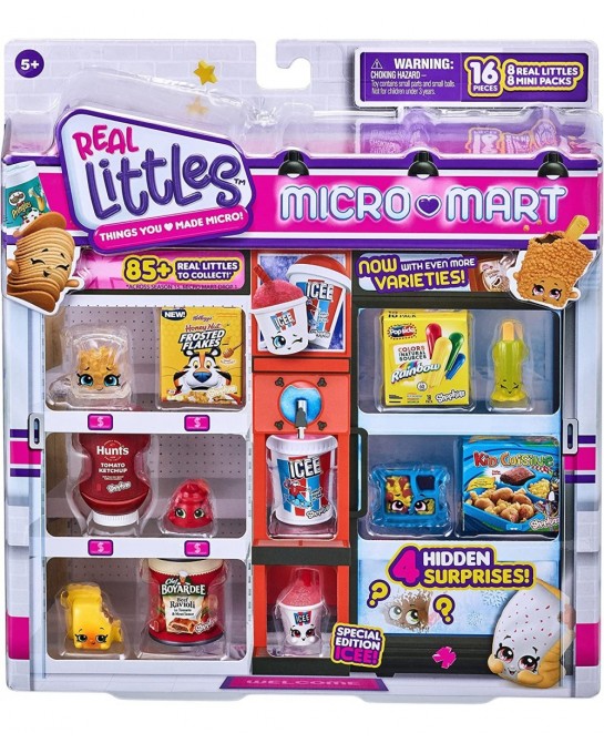Collector's Pack | 8 Real Littles Plus 8 Real Branded Mini Packs (16 Total Pieces). Style May Vary $26.15 Toy Kitchen Products