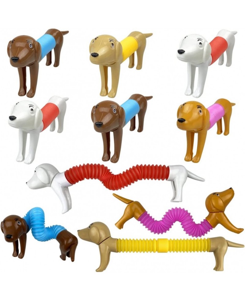 6 Pack Mini Dog Pop Tubes Sensory Toys for Kids Boys Girls Toddlers Christmas Stocking Stuffers Gifts $19.11 Fidget Toys