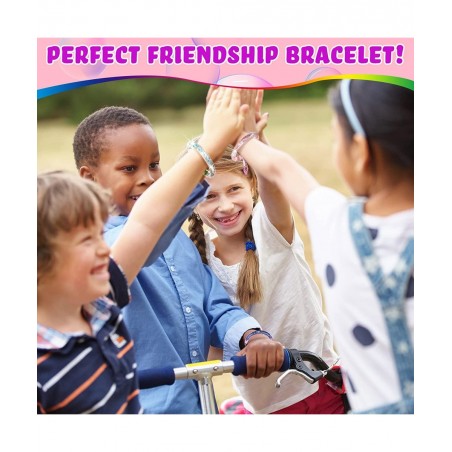 22 Pcs Make Your Own Liquid Glitter Bracelets for Girls Boys Craft Kit Friendship Bracelet Jewelry Making Kit for Kids Birthd...