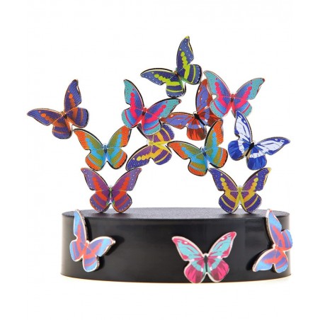 Toy Magnetic Desktop Sculpture (Butterflies) | Mini Magnetic Art Decoration for Desktop | Fun Stress Relief Office Gift $23.4...