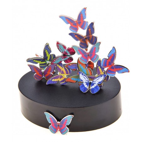 Toy Magnetic Desktop Sculpture (Butterflies) | Mini Magnetic Art Decoration for Desktop | Fun Stress Relief Office Gift $23.4...