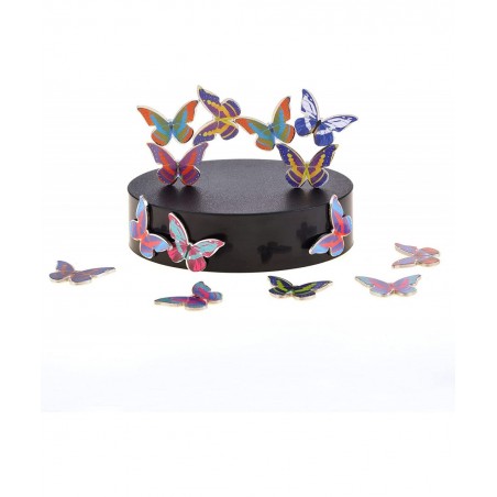 Toy Magnetic Desktop Sculpture (Butterflies) | Mini Magnetic Art Decoration for Desktop | Fun Stress Relief Office Gift $23.4...