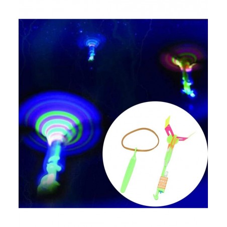 LED Helicopter Shooters 12 Pack Glow Stick Shooters LED Helicopter Shooters Party Games Kids Party Amazing Led Light Arrow Ro...