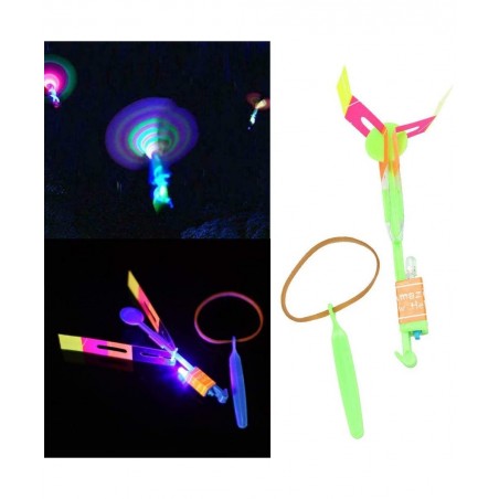 LED Helicopter Shooters 12 Pack Glow Stick Shooters LED Helicopter Shooters Party Games Kids Party Amazing Led Light Arrow Ro...