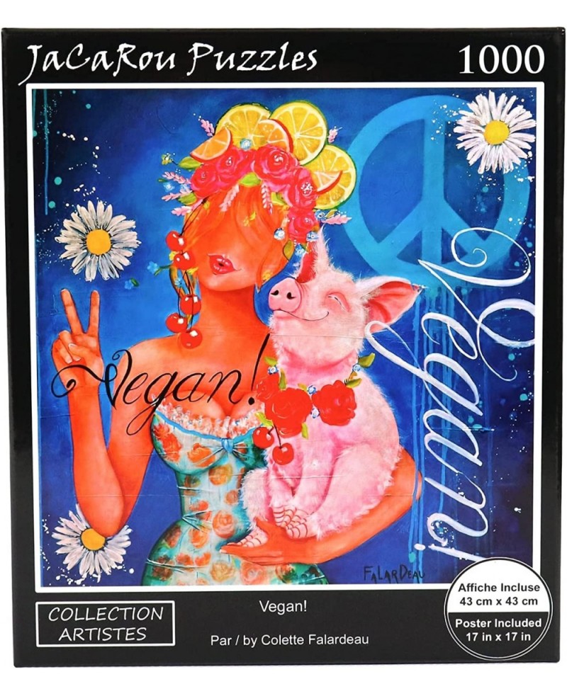 Vegan 1000 Pieces Jigsaw Puzzle $44.40 Jigsaw Puzzles