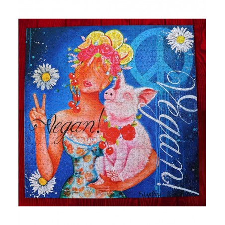 Vegan 1000 Pieces Jigsaw Puzzle $44.40 Jigsaw Puzzles