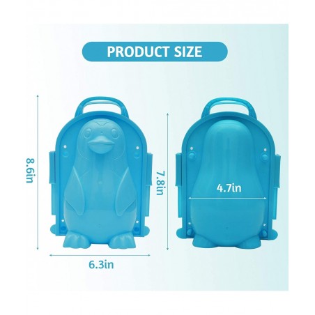 Snow Mold and Sand Mold Outdoor Activities Lovely 3D Shape Snow and Sand Playing Mold for Kids Adults Outdoor Toy and Beach T...