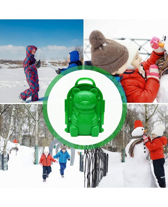 Snow Mold and Sand Mold Outdoor Activities Lovely 3D Shape Snow and Sand Playing Mold for Kids Adults Outdoor Toy and Beach T...