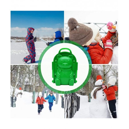Snow Mold and Sand Mold Outdoor Activities Lovely 3D Shape Snow and Sand Playing Mold for Kids Adults Outdoor Toy and Beach T...