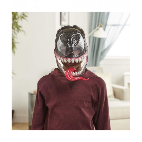Marvel’s Maximum Venom Venom Mask Role Play Toy Lever-Activated Swinging Tongue Feature Adjustable Strap for Kids Ages 4 and ...
