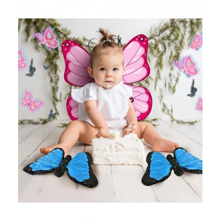 Butterfly Plush Toy 1 PC Soft Stuffed Butterfly Toy for Kids Cute Home and Nursery Animal Decorations Garden Party Prop Best ...
