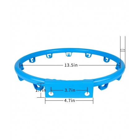 Kids Custom Basketball Hoop Heavy Basketball Rim for Children Sports Indoor Outdoor Use 13.5'' $24.34 Toy Sports Products