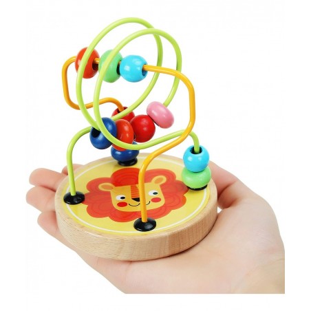 Bead Maze Toy for Toddlers Wooden Colorful Roller Coaster Educational Circle Toys Learning Preschool Toys Birthday Gift for B...
