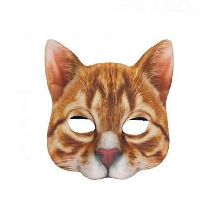 Cat Mask Animal Half Face Mask Fancy Dress Animal Tabby Mask Animal Cat Head Mask Halloween Novelty Costume Party Accessory $...