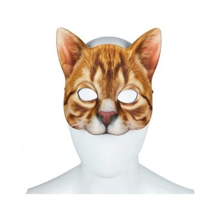 Cat Mask Animal Half Face Mask Fancy Dress Animal Tabby Mask Animal Cat Head Mask Halloween Novelty Costume Party Accessory $...