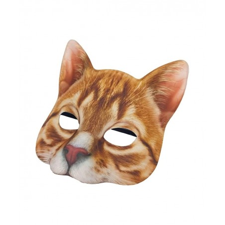 Cat Mask Animal Half Face Mask Fancy Dress Animal Tabby Mask Animal Cat Head Mask Halloween Novelty Costume Party Accessory $...