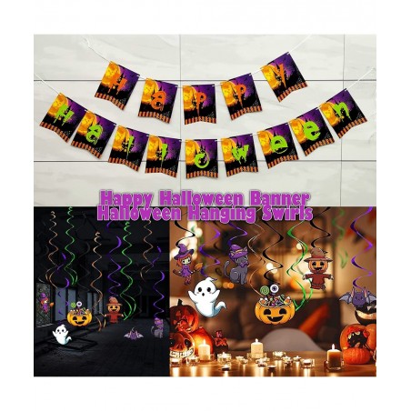 Serves 20 Guests for Kids Halloween Party Supplies Cute Halloween Plates for Kids Included 7' 9' Plates Cups Happy Halloween ...