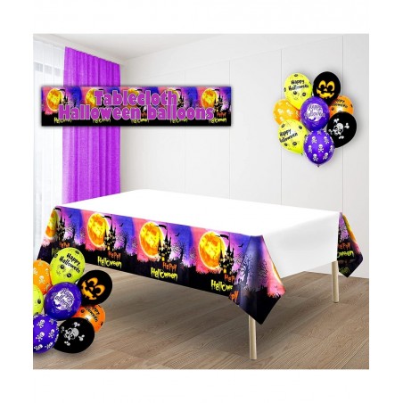 Serves 20 Guests for Kids Halloween Party Supplies Cute Halloween Plates for Kids Included 7' 9' Plates Cups Happy Halloween ...