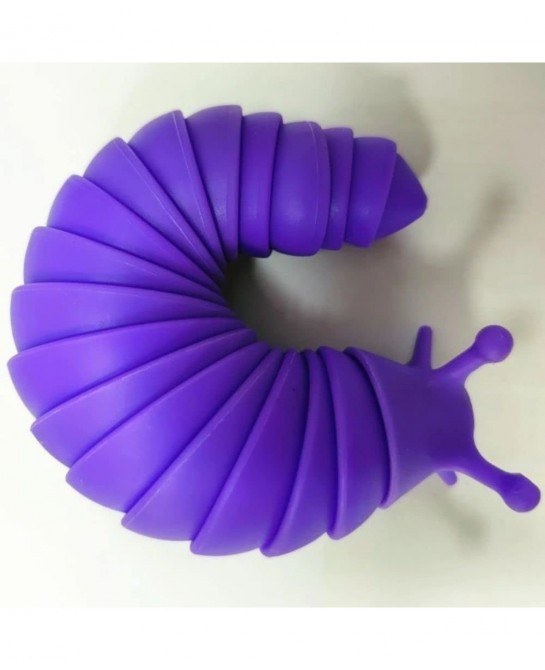 Slug Animal Fidget Toy Jumbo - 7.5" Anti-Stress Articulating Stim Toy for Autistic Children FlexibleSensory Toy for Kids Reli...