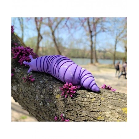 Slug Animal Fidget Toy Jumbo - 7.5" Anti-Stress Articulating Stim Toy for Autistic Children FlexibleSensory Toy for Kids Reli...