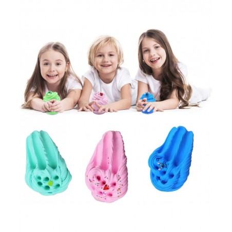 4 Pack Fluffy Butter Slime Soft Non-Sticky Cotton Slime Supplies Toys Stress Relief Toys DIY Sludge Party Favors Scented Stre...