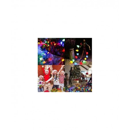 LED Flashing Glasses Gloves Necklace for New Year Chrismas Birthday Party Glow in the Dark Light Up Gifts for Kids Adults(3PC...