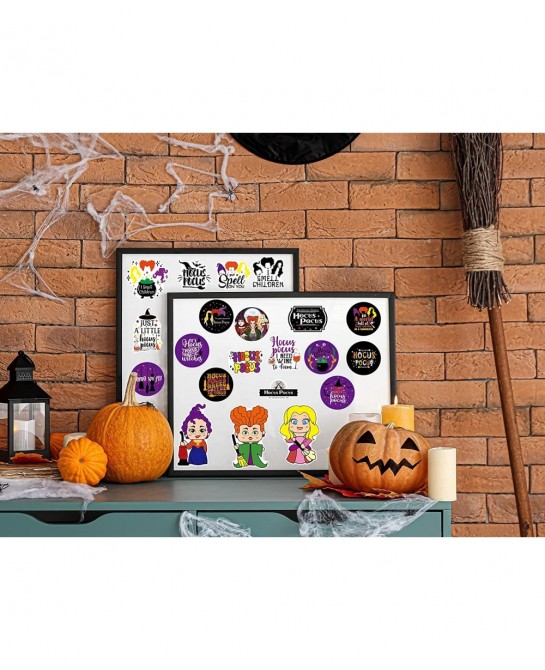 Hocus Pocus Stickers 228 PCS Halloween Hocus Pocus Stickers for Kids Witch Theme Party Favor Sticker Decals for Hocus Pocus P...