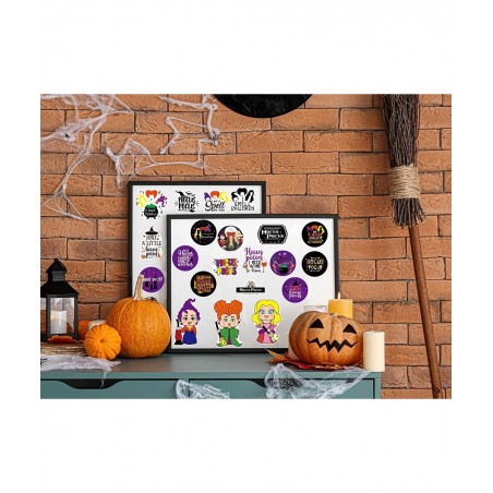 Hocus Pocus Stickers 228 PCS Halloween Hocus Pocus Stickers for Kids Witch Theme Party Favor Sticker Decals for Hocus Pocus P...