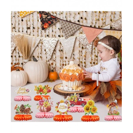 Little Pumpkin Baby Shower Decorations Our Little Pumpkin Is Turning One Birthday Decorations Honeycomb Baby Shower Decoratio...