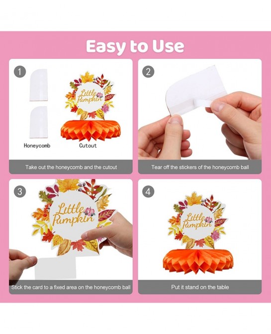 Little Pumpkin Baby Shower Decorations Our Little Pumpkin Is Turning One Birthday Decorations Honeycomb Baby Shower Decoratio...