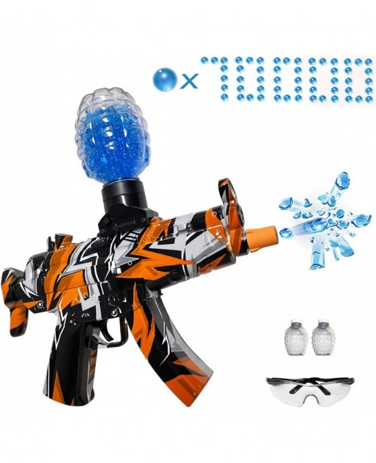 Gel Ball Blaster Electric Splatter Ball Blaster Automatic with 70000 Water Beads Splat Ball Blaster MP-5 Toys for Outdoor Act...