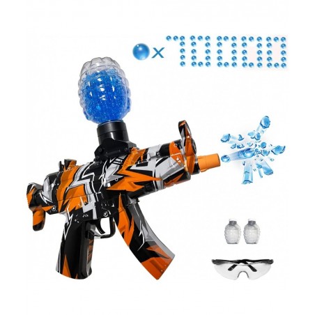 Gel Ball Blaster Electric Splatter Ball Blaster Automatic with 70000 Water Beads Splat Ball Blaster MP-5 Toys for Outdoor Act...